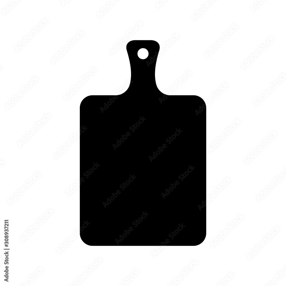 cutting board - kitchen utensils icon vector design template cutting board - kitchen utensils icon vector design template