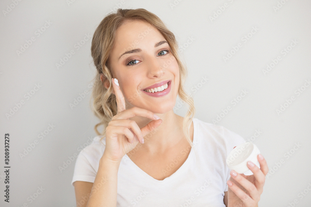 She holds the secret to beauty in her hands. She holds the secret to beauty in her hands.