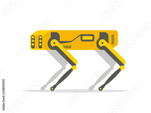 Mechanical robot dog Innovation in high technology