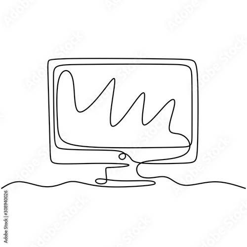 Continuous one line drawing...