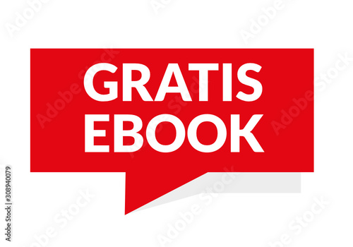 Gratis Ebook  Störer Sprechblase