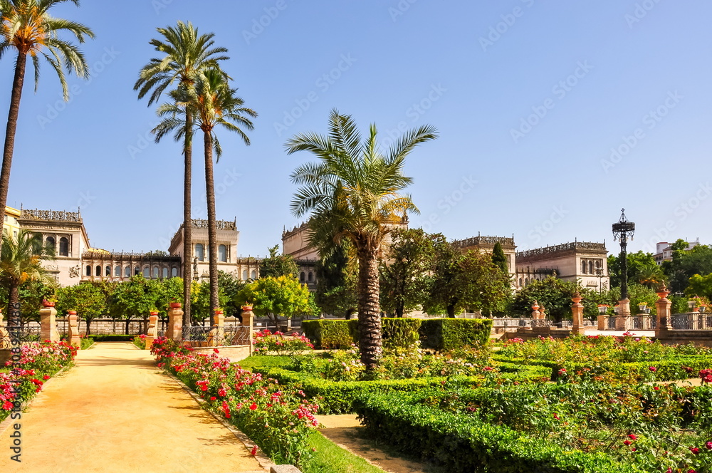 Maria Luisa park in Seville, Spain Maria Luisa park in Seville, Spain
