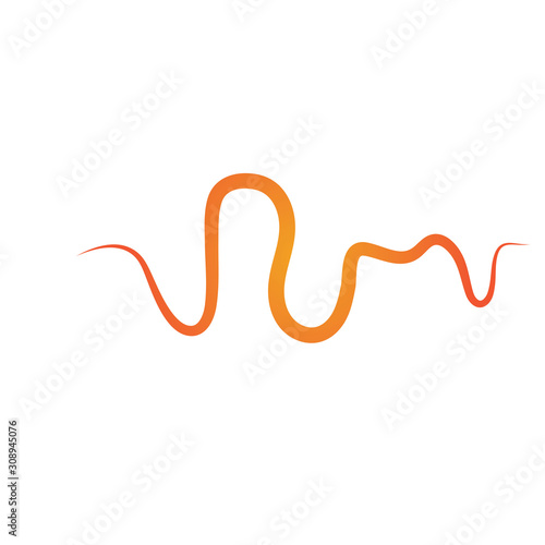 Sound waves vector illustration