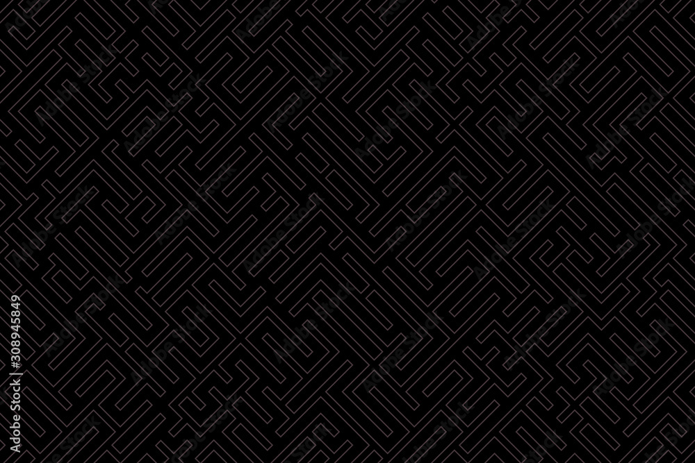Striped geomitrical illustration. Monochrome background. Maze. Diagonal lines. Striped geomitrical illustration. Monochrome background. Maze. Diagonal lines.