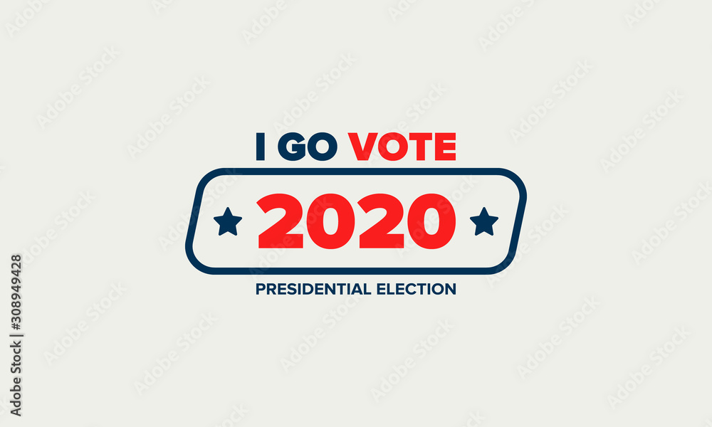 Presidential Election 2020 in United States. Vote day, November 3. US Election. Patriotic american element. Poster, card, banner and background. Vector illustration Presidential Election 2020 in United States. Vote day, November 3. US Election. Patriotic american element. Poster, card, banner and background. Vector illustration