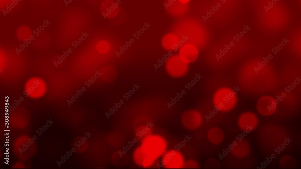 Red Defocused Moving Particles Red Defocused Moving Particles