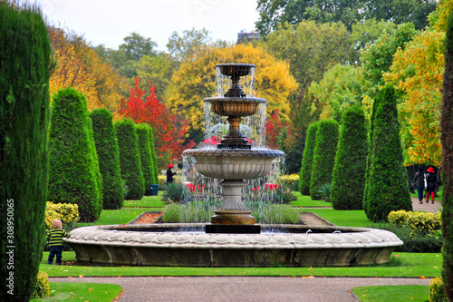 Regent's Park gardens, London, England