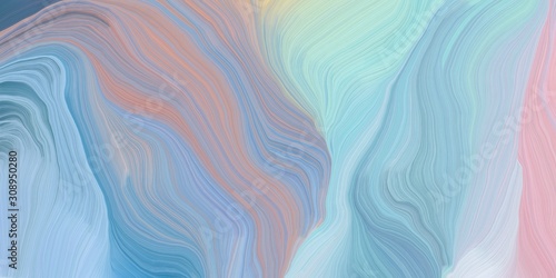 Background Graphic With Modern Soft Swirl Waves Background Design With Pastel Blue Steel Blue And Thistle Color Stock Illustration Adobe Stock