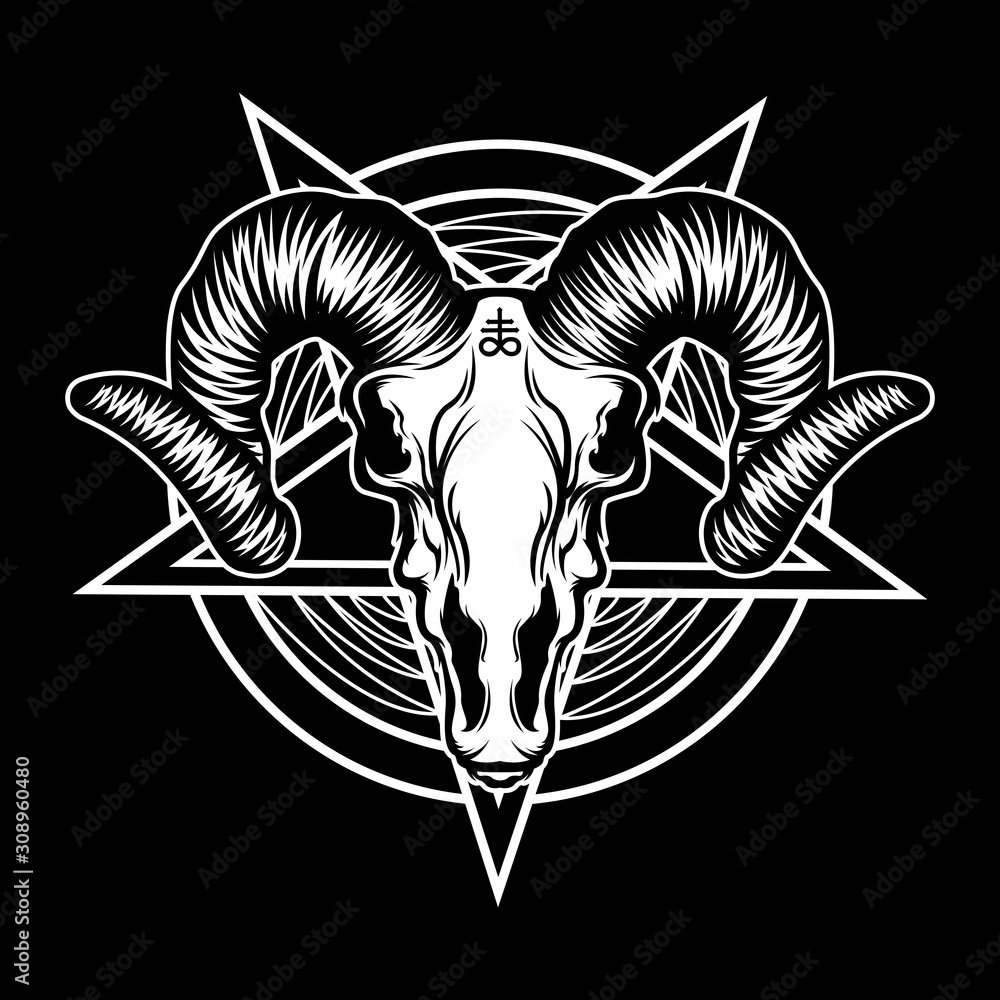 design satanic symbol Stock Vector | Adobe Stock