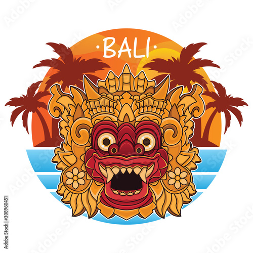design bali island logo