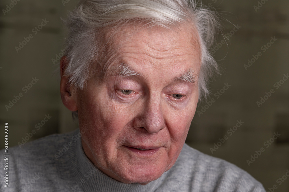 Portrait of handsome senior man. Portrait of handsome senior man.