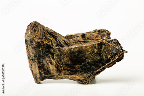 Bild auf Leinwand Biotite,  phyllosilicate minerals within the mica group