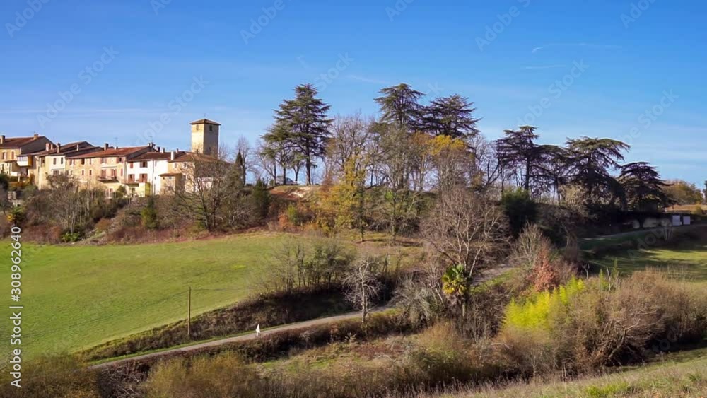 village of Biran in the Gers, south-west of France village of Biran in the Gers, south-west of France