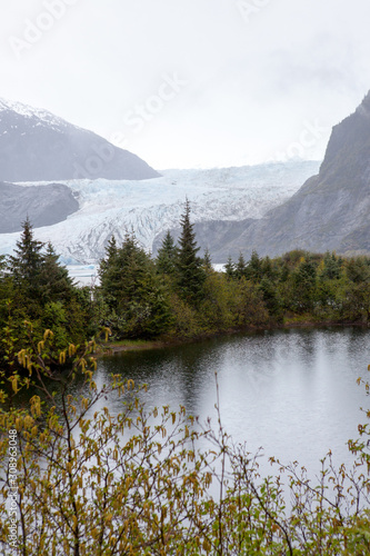 Mendenhall Glacier at Alaska Juneau