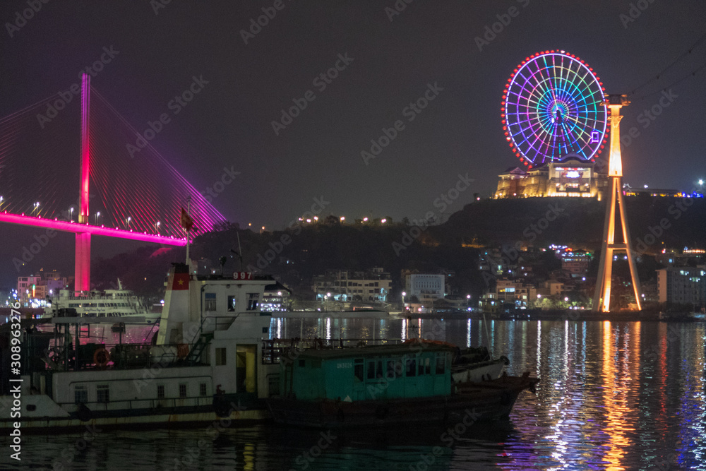 Ferris Wheel in Ha Long Bay, Vietnam