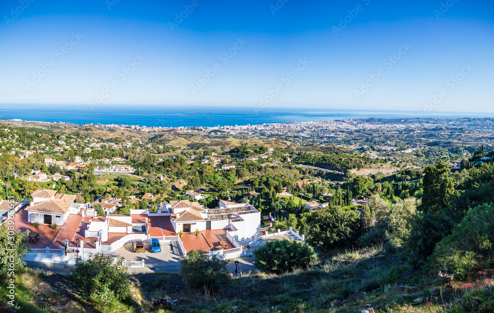 townscape of Mijas in Andalusia