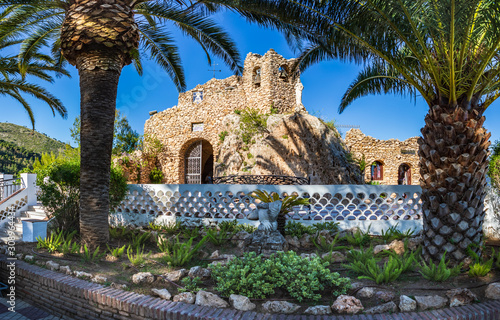 Cuadro en lienzo townscape of Mijas in Andalusia