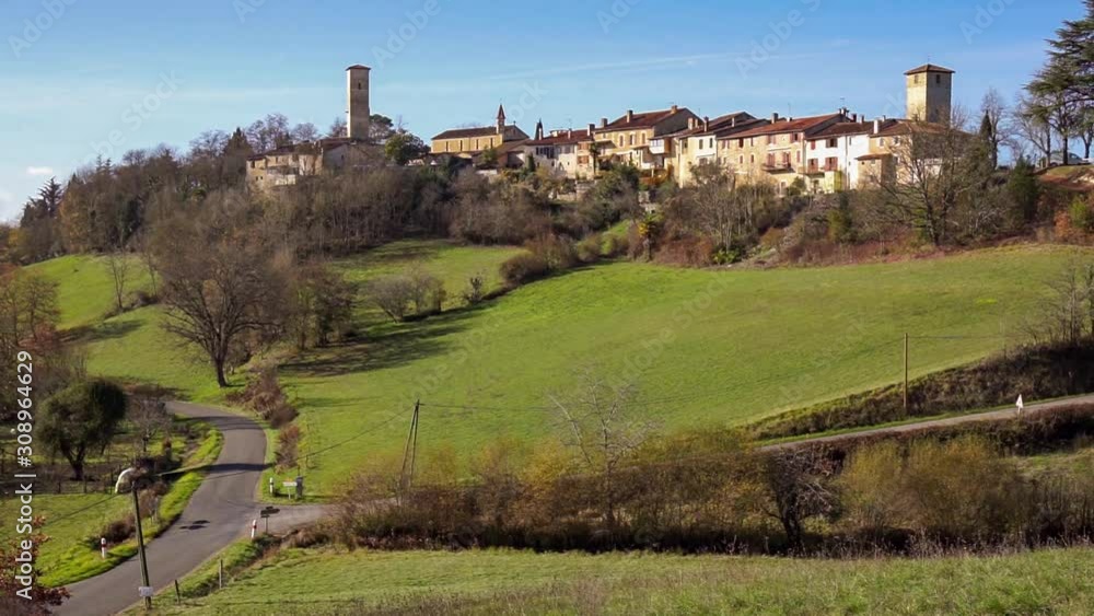 village of Biran in the Gers, south-west of France village of Biran in the Gers, south-west of France