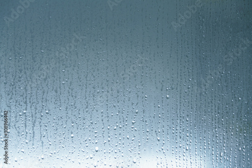 Water drops on shower glass © bonnontawat