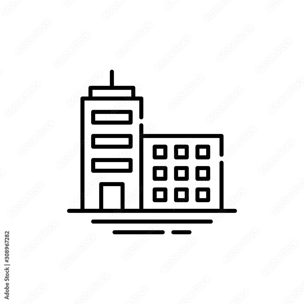Trade Center Outline Vector Icons. Simple illustration. Trade Center Outline Vector Icons. Simple illustration.