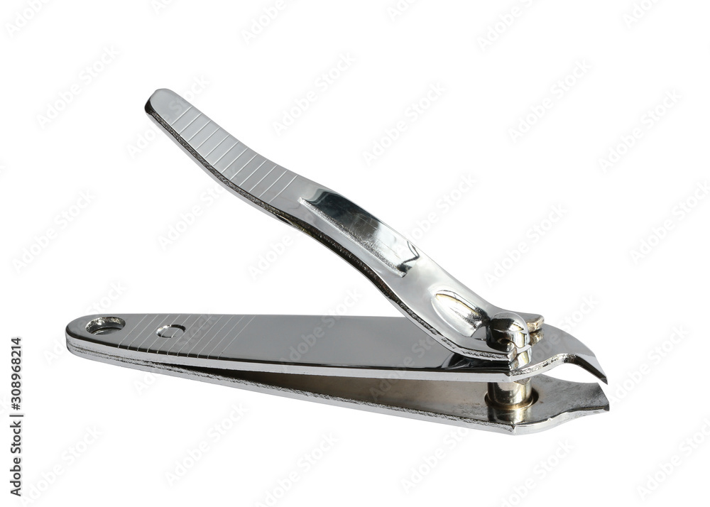 Side edge nail clippers (with clipping path) isolated on white background Side edge nail clippers (with clipping path) isolated on white background