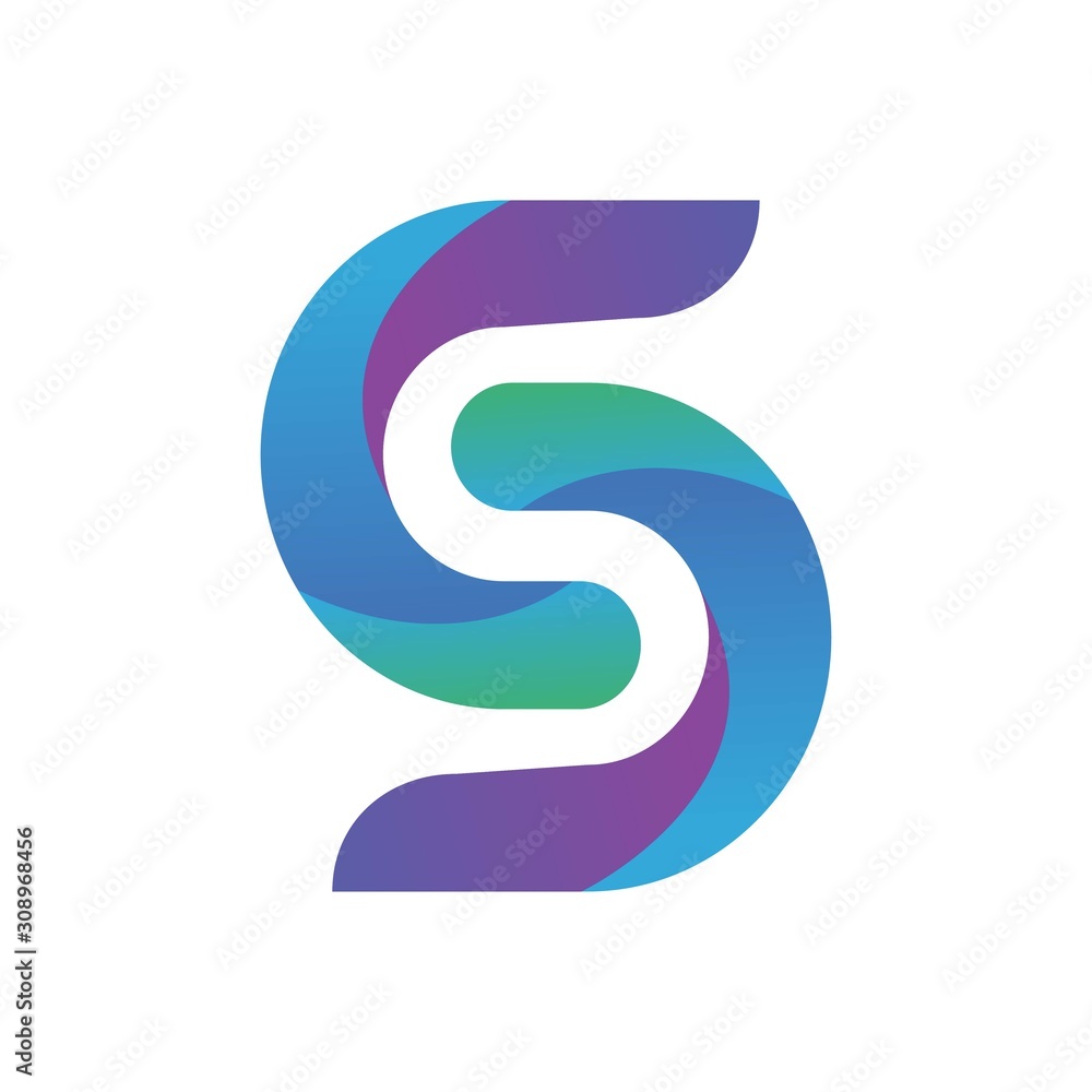 S letter logo. Vector concept of company logo template. Sign of corporate identity in the form of letter S. S letter logo. Vector concept of company logo template. Sign of corporate identity in the form of letter S.