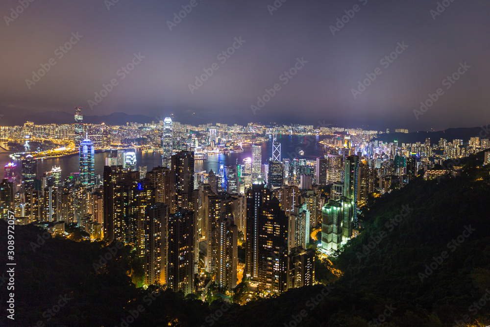 Fototapeta premium Hong Kong Victoria Peak