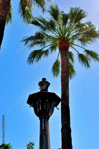 Los Llanos de Aridane, squares corners and streets colonial style in La Palma. photo