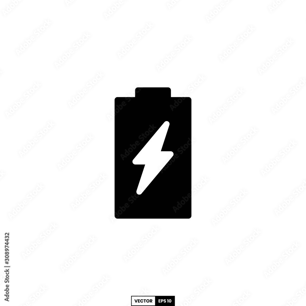 Battery icon, design inspiration vector template for interface and any purpose Battery icon, design inspiration vector template for interface and any purpose