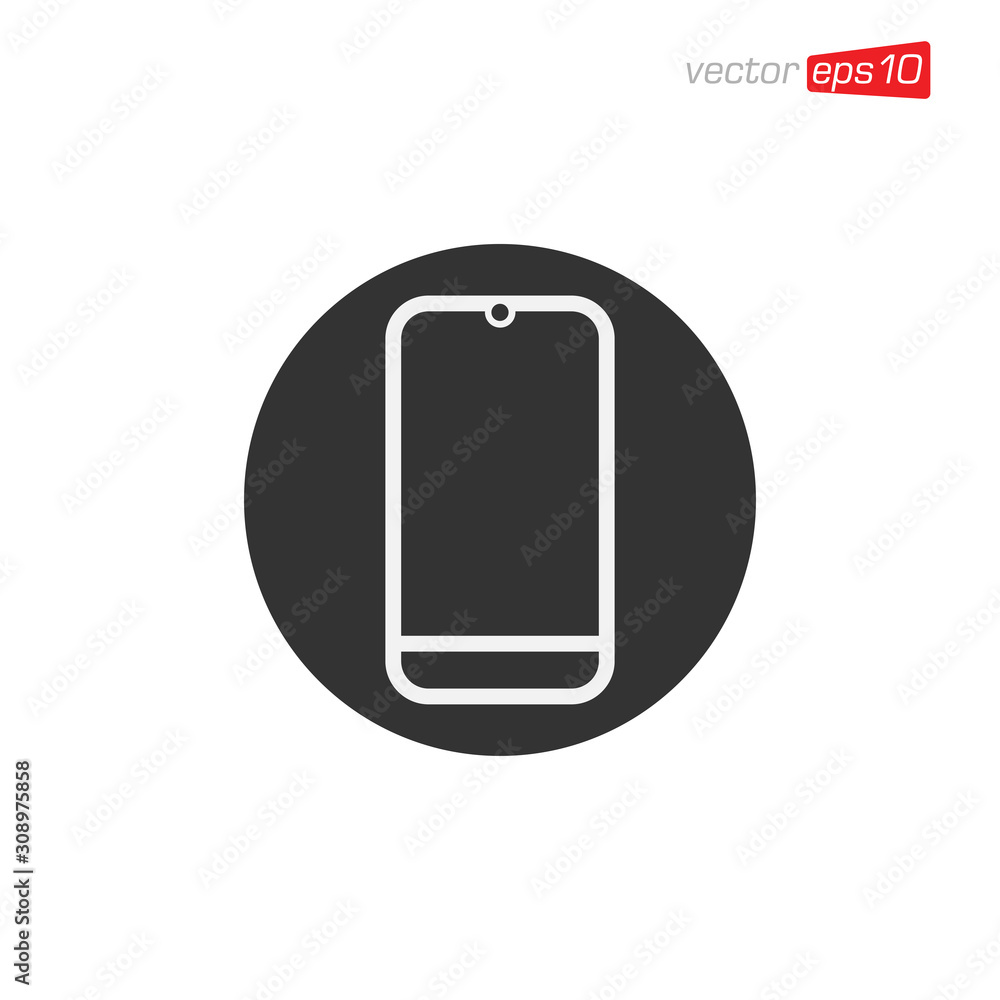 Smart Phone Icon Design Vector Smart Phone Icon Design Vector