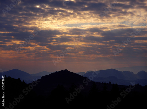 Beskid Wyspowy Mountains, Poland, Europe