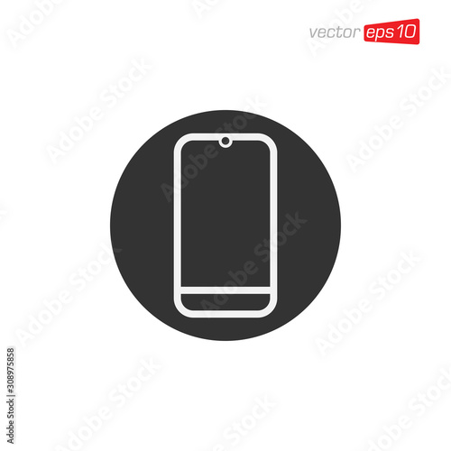 Smart Phone Icon Design Vector