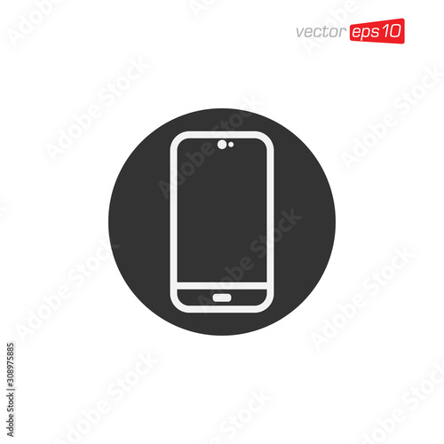 Smart Phone Icon Design Vector