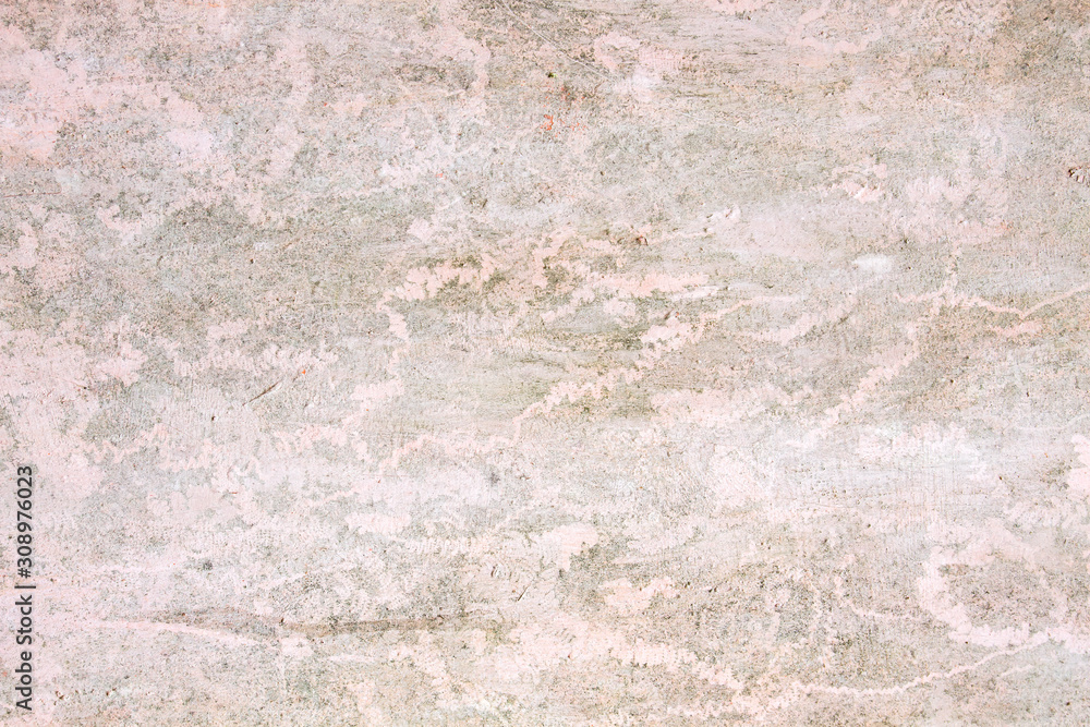 Fototapeta premium Old pink colored moldy wall