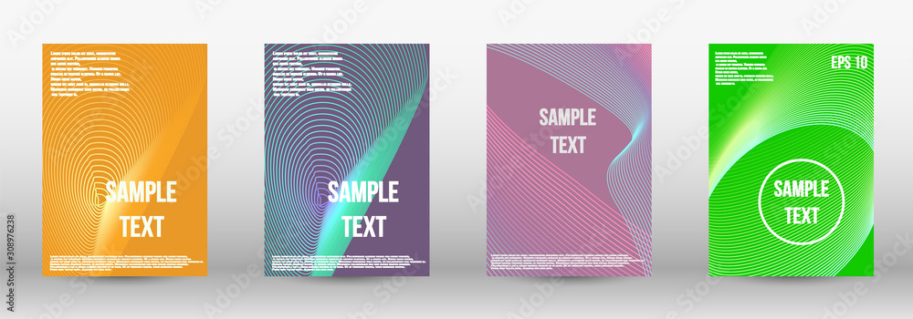 Geometric template with lines Geometric template with lines