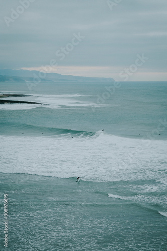 Surfer surfing on the Portugal coast © Svante Berg