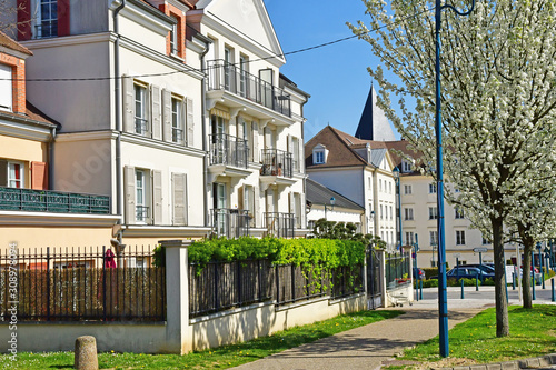 Vaureal; France - march 30 2019 : modern city photo