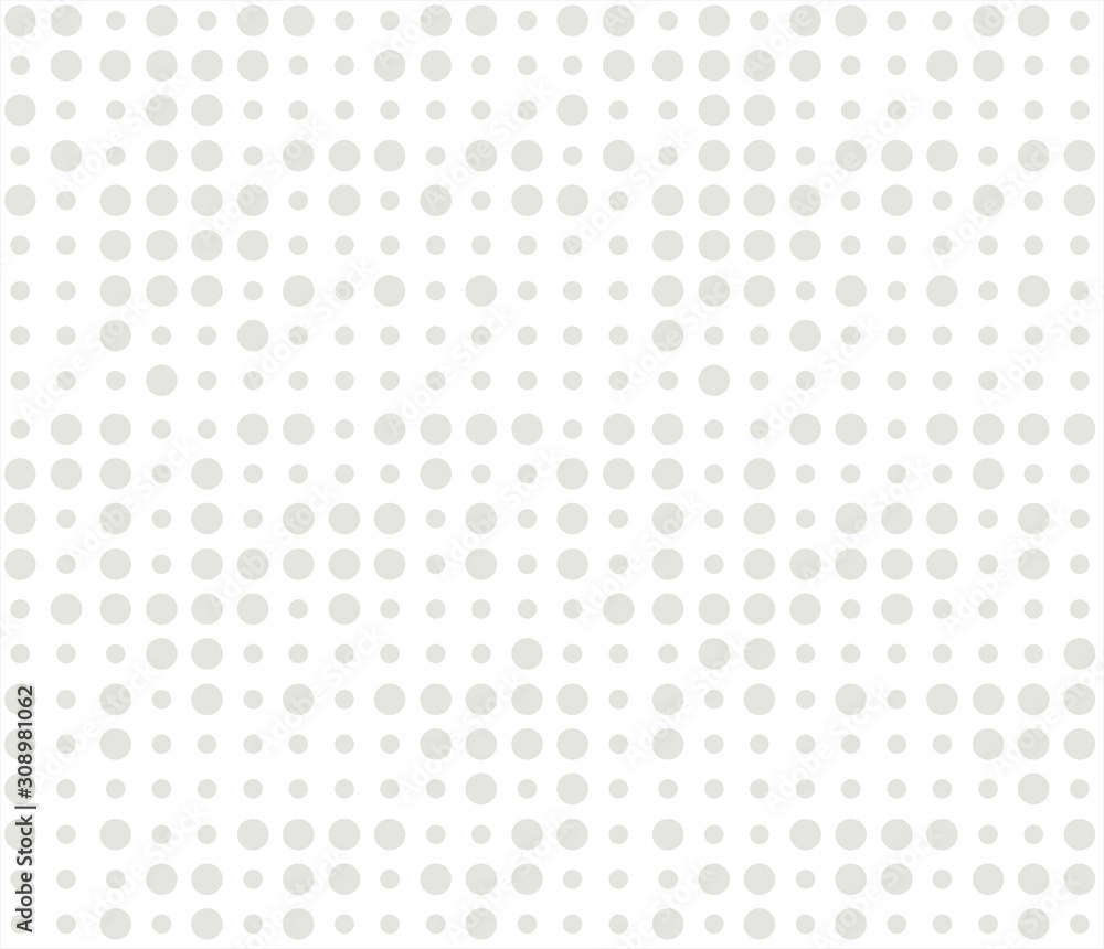 Pattern font Braille. Seamless pattern. White circle.