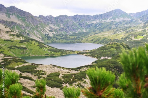 Five Ponds Valley. The High Tatras Mountains. Mmountain range in Poland.