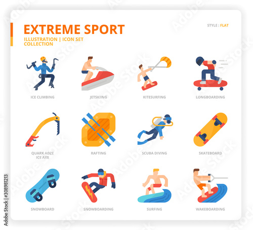 Extreme Sport icon set