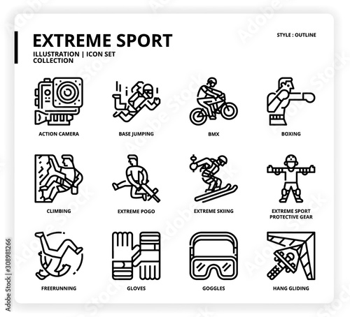 Extreme Sport icon set