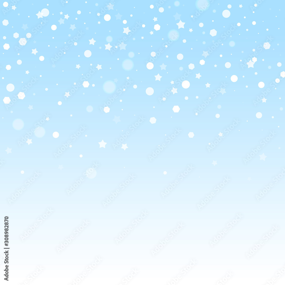Magic stars random Christmas background. Subtle fl Magic stars random Christmas background. Subtle fl