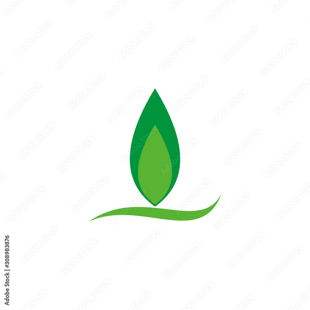 green leaf logo green leaf logo