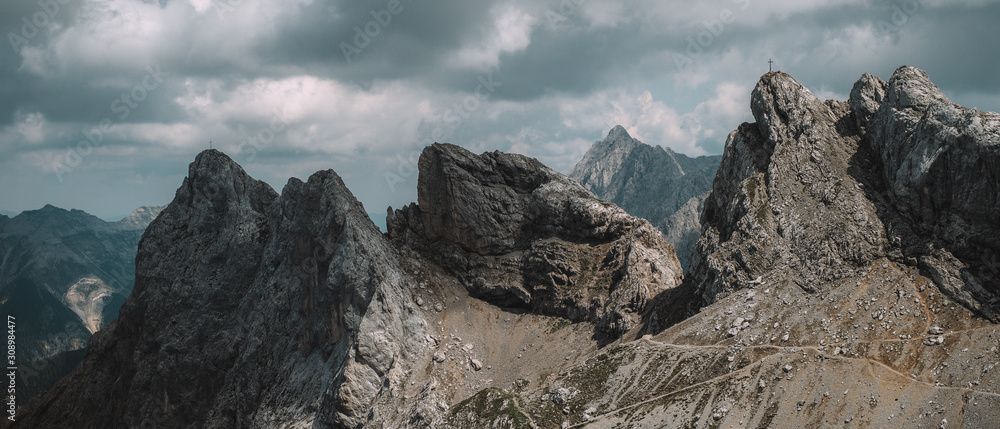 Mountain range in the German Alps