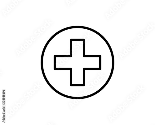Medical line icon