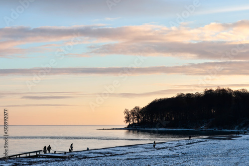 Sunset at the Beach © Arne Bramsen