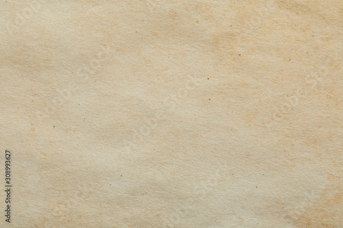 top view of vintage beige paper texture