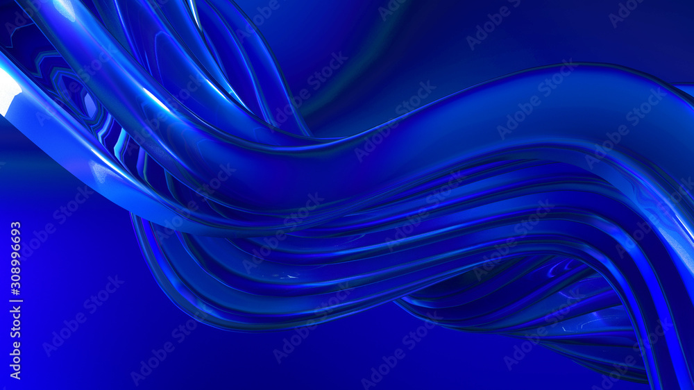 Fototapeta premium Abstract colorful background. 3d illustration, 3d rendering.