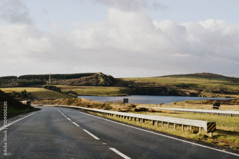 Fototapeta premium roadtrip in the mountains