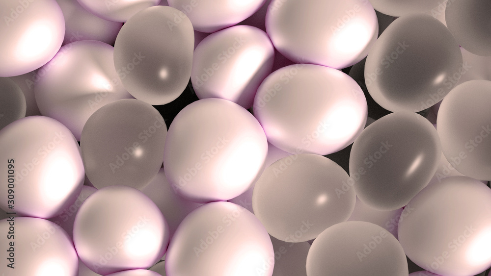 Beautiful background with beads, particles and simulation. 3d illustration, 3d rendering. Beautiful background with beads, particles and simulation. 3d illustration, 3d rendering.